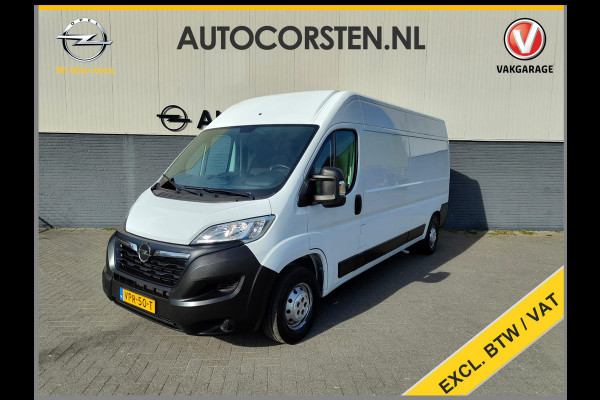 Opel Movano 2.2D 120PK L3H2 3-Persoons Navi DAB+ Airco Cruise Control Bluetooth Edition Treeplank Betonplex Vloer Wandbetimmering Schuifdeur 1e Eigenaar Euro 6