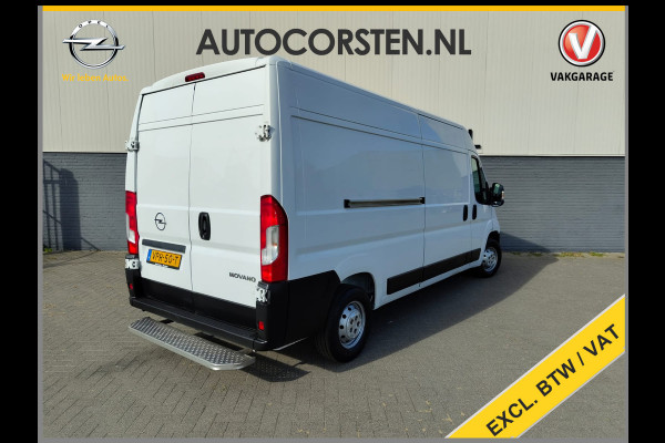 Opel Movano 2.2D 120PK L3H2 3-Persoons Navi DAB+ Airco Cruise Control Bluetooth Edition Treeplank Betonplex Vloer Wandbetimmering Schuifdeur 1e Eigenaar Euro 6