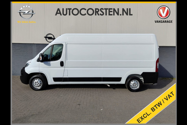 Opel Movano 2.2D 120PK L3H2 3-Persoons Navi DAB+ Airco Cruise Control Bluetooth Edition Treeplank Betonplex Vloer Wandbetimmering Schuifdeur 1e Eigenaar Euro 6