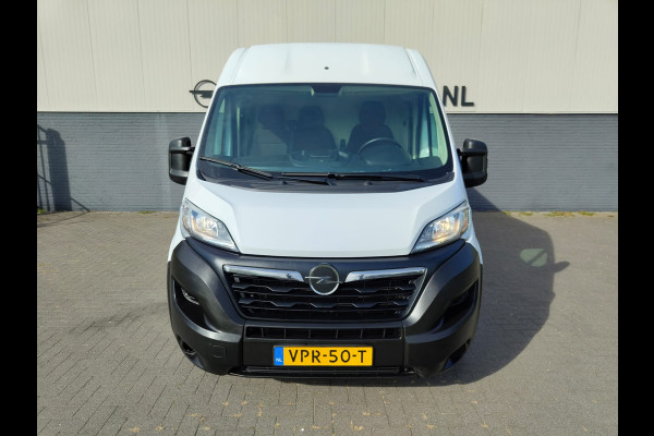 Opel Movano 2.2D 120PK L3H2 3-Persoons Navi DAB+ Airco Cruise Control Bluetooth Edition Treeplank Betonplex Vloer Wandbetimmering Schuifdeur 1e Eigenaar Euro 6
