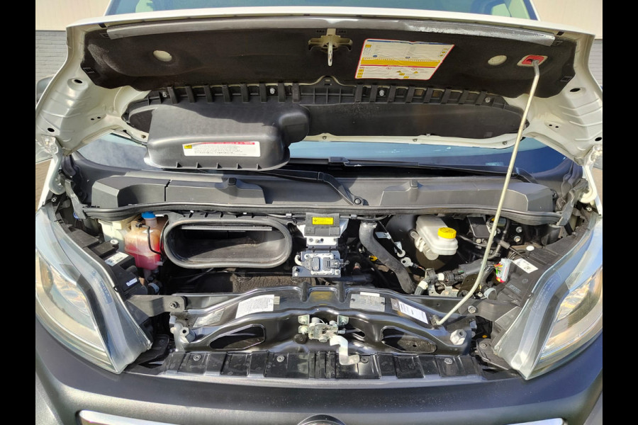 Opel Movano 2.2D 120PK L3H2 3-Persoons Navi DAB+ Airco Cruise Control Bluetooth Edition Treeplank Betonplex Vloer Wandbetimmering Schuifdeur 1e Eigenaar Euro 6