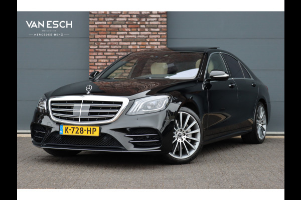 Mercedes-Benz S-Klasse 560 AMG Line Premium | V8 | Active Body Control | Distronic+ | HUD | Panoramadak | Burmester | Nachtzicht | Intelligent Light System | Soft-Close | Keyless Go | Camera | Nappa Leder |