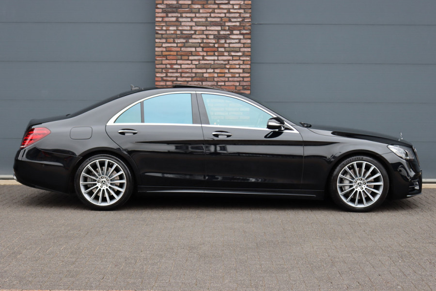 Mercedes-Benz S-Klasse 560 AMG Line Premium | V8 | Active Body Control | Distronic+ | HUD | Panoramadak | Burmester | Nachtzicht | Intelligent Light System | Soft-Close | Keyless Go | Camera | Nappa Leder |