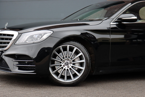 Mercedes-Benz S-Klasse 560 AMG Line Premium | V8 | Active Body Control | Distronic+ | HUD | Panoramadak | Burmester | Nachtzicht | Intelligent Light System | Soft-Close | Keyless Go | Camera | Nappa Leder |