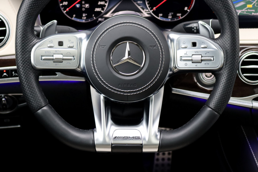 Mercedes-Benz S-Klasse 560 AMG Line Premium | V8 | Active Body Control | Distronic+ | HUD | Panoramadak | Burmester | Nachtzicht | Intelligent Light System | Soft-Close | Keyless Go | Camera | Nappa Leder |