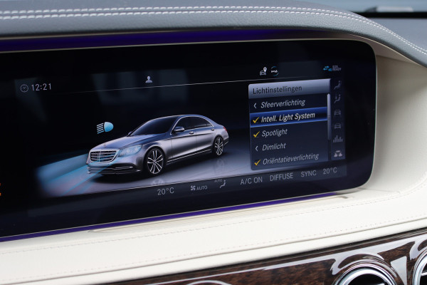 Mercedes-Benz S-Klasse 560 AMG Line Premium | V8 | Active Body Control | Distronic+ | HUD | Panoramadak | Burmester | Nachtzicht | Intelligent Light System | Soft-Close | Keyless Go | Camera | Nappa Leder |