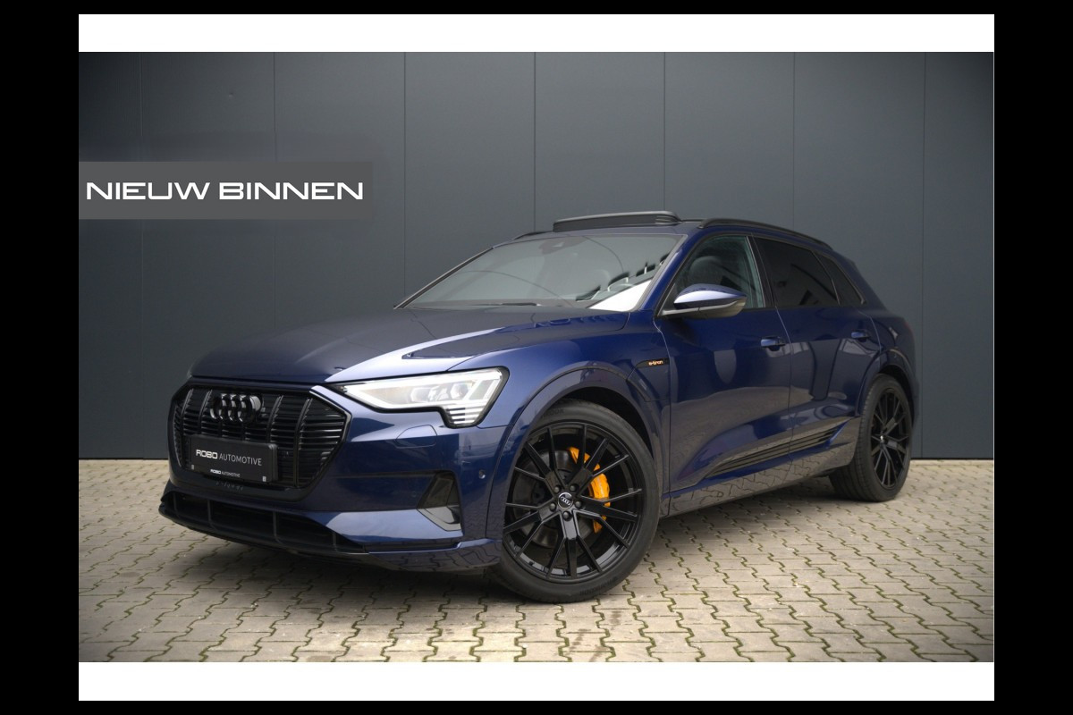 Audi e-tron e-tron 50 quattro Launch edition Black 71 kWh S-Line | Panoramadak | Stoelverwarming | Adaptive Cruise Control | Memory Seat | Parkeersensoren | Keyless | Apple Carplay