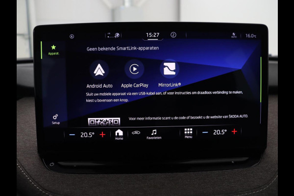 Škoda ENYAQ iV 60 | 68.900km NAP | Sfeerverlichting | Carplay | Half leder | Navigatie | Full LED | Chroom Pack | Climate control | Parkeerhulp | Cruise control