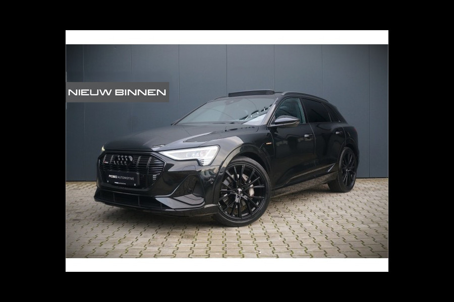 Audi e-tron e-tron 50 quattro Launch edition Black 71 kWh S-Line | Panoramadak | Stoelverwarming | Adaptive Cruise Control | Memory Seat | Parkeersensoren | Keyless | Apple Carplay