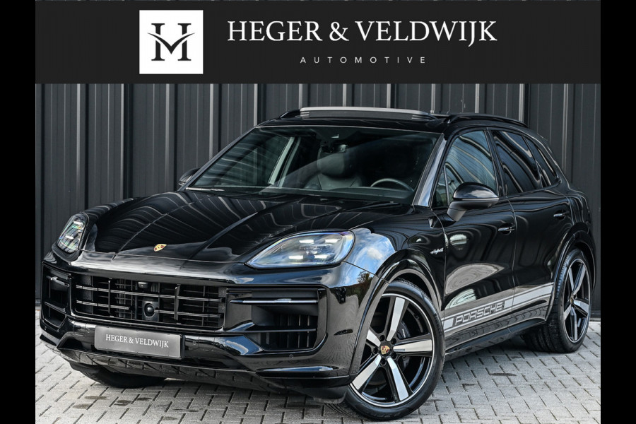 Porsche Cayenne 3.0 E-HYBRID 471pk Sport Design | Panorama dak | Sport-Chrono | Stoel ventilatie | Bose Sound | Innodrive | Luchtvering | 360 Camera |