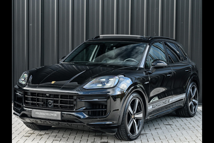 Porsche Cayenne 3.0 E-HYBRID 471pk Sport Design | Panorama dak | Sport-Chrono | Stoel ventilatie | Bose Sound | Innodrive | Luchtvering | 360 Camera |
