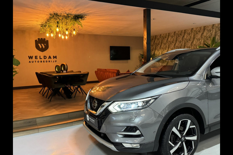 Nissan QASHQAI 1.3 DIG-T Tekna Garantie Pano 360 Camera StoelVW Cruise Navi Clima Led Lane Rijklaar