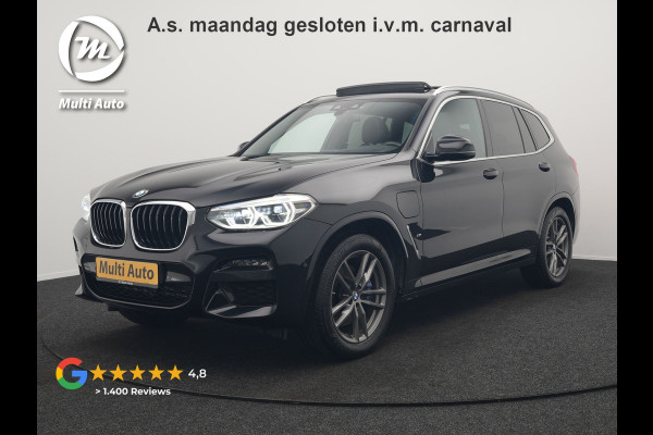 BMW X3 xDrive30e M Sport Plug In Hybrid 293pk Dealer O.H. PHEV | Panodak | Head Up | Camera | Lederen Sportstoelen Verwarmd | Sfeerverlichting | Keyless | Blis | Virtual | Navigatie | DAB |