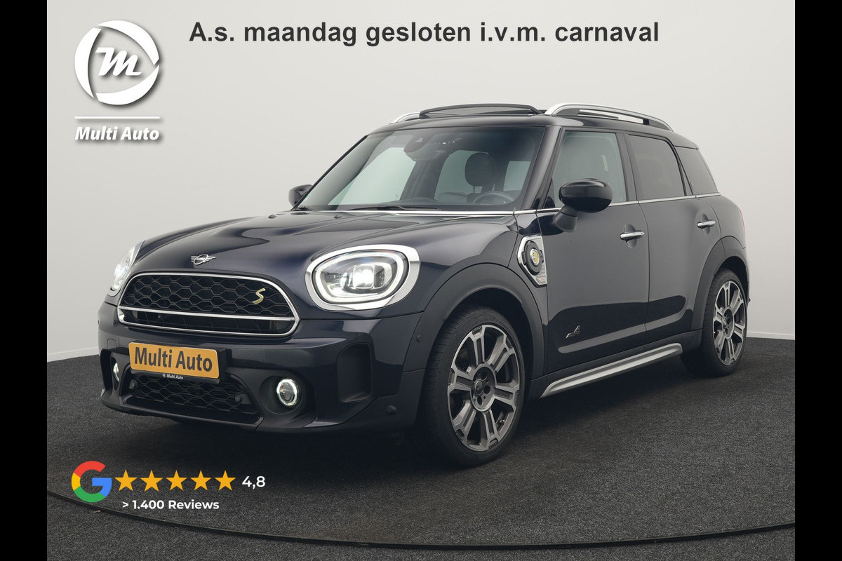 MINI Countryman 1.5 Cooper S E ALL4 MINI Yours Plug In Hybrid 220pk Dealer O.H PHEV | Panodak | Adaptive Cruise | Head Up | Lederen Sportstoelen Verwarmd | 19"L.M | Camera | Sfeerverlichting | Keyless | Apple Carplay |