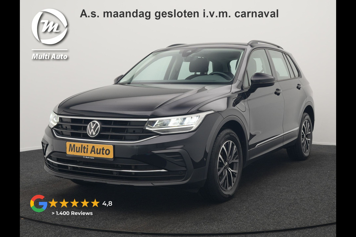 Volkswagen Tiguan 1.4 TSI eHybrid Life Plug In Hybrid 245pk Dealer O.H. PHEV | Trekhaak Af Fabriek | Adaptive Cruise | Sportstoelen & Stuur Verwarmd | Virtual | Keyless | Blis | Navigatie | DAB |