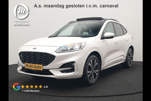 Ford Kuga 2.5 ST-Line X Plug In Hybrid 225pk Dealer O.H. PHEV | Panodak | Trekhaak Af Fabriek | Adaptive Cruise | Head Up | 360 Camera | Alcantara Sportstoelen Verwarmd | Bang & Olufsen | Stuur Verwarmd | Apple Carplay | Keyless | Blis | Navigatie
