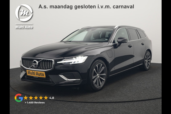Volvo V60 T6 AWD Core Bright LONG RANGE Plug In Hybrid 350pk Dealer O.H. PHEV | Adaptive Cruise | 360 Camera | Voorstoelen & Stuur Verwarmd | Apple Carplay | Keyless | Navigatie | Virtual | DAB |
