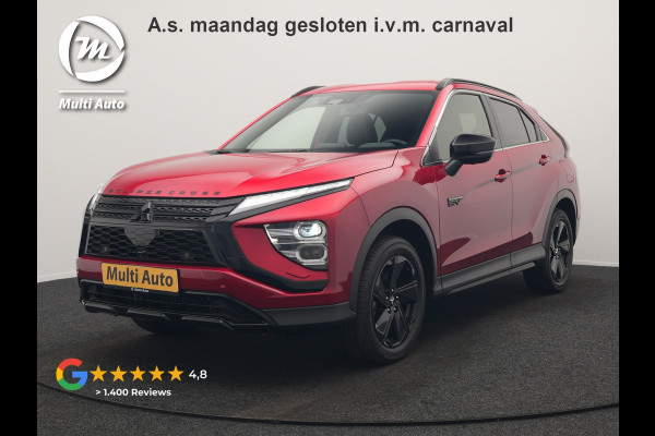 Mitsubishi Eclipse Cross 2.4 Black Edition Plug In Hybrid 188pk Dealer O.H. PHEV | Trekhaak | Adaptive Cruise | 360 Camera | Alcantara Sportstoelen & Stuur Verwarmd | Keyless | Blis | Navigatie Via TomTom | Apple Carplay | DAB |
