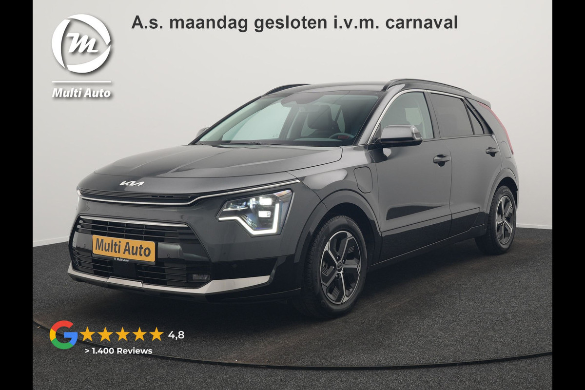 Kia Niro 1.6 GDi DynamicLine Plug In Hybrid 182pk Dealer O.H. PHEV | Adaptive Cruise | Camera | Sfeerverlichting | Apple Carplay | Sportstoelen & Stuur Verwarmd | Widescreen Navi | Keyless | LED Koplampen | DAB |