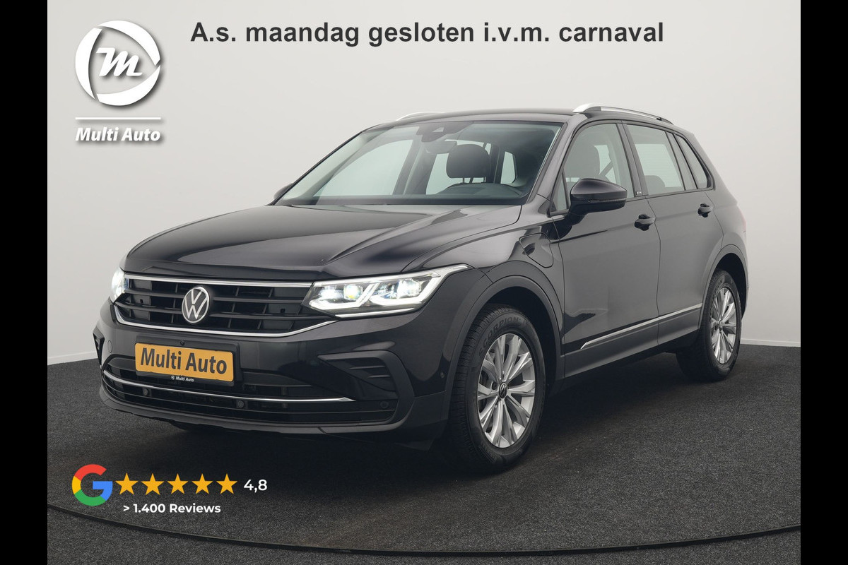 Volkswagen Tiguan 1.4 TSI eHybrid Active Plug In Hybrid 245pk Dealer O.H. PHEV | Adaptive Cruise | 360 Camera | IQ Light | Sportstoelen & Stuur Verwarmd | Apple Carplay | Blis | IQ Drive | Navigatie | Virtual | DAB |