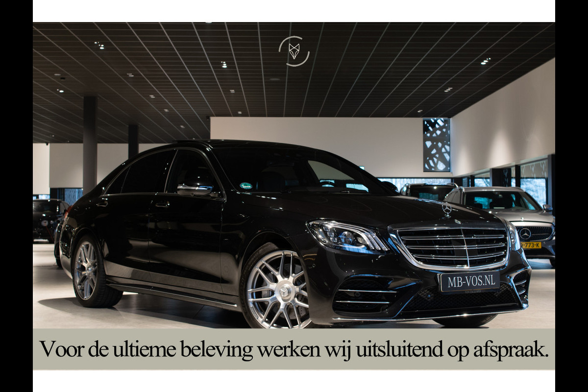 Mercedes-Benz S-Klasse 560 Lang 4-M AMG Exclusive|4*massage/koeling|20"|entertainment|standkachel|HUD|nachtzicht