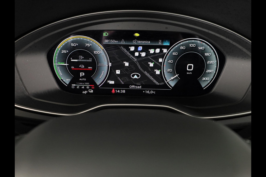 Audi Q5 50 TFSI e Advanced edition 299 pk S-tronic | Navigatie | Panoramadak | Parkeersensoren (Park assist) | Rondomzicht camera | Lederenbekleding | Stoelverwarming |