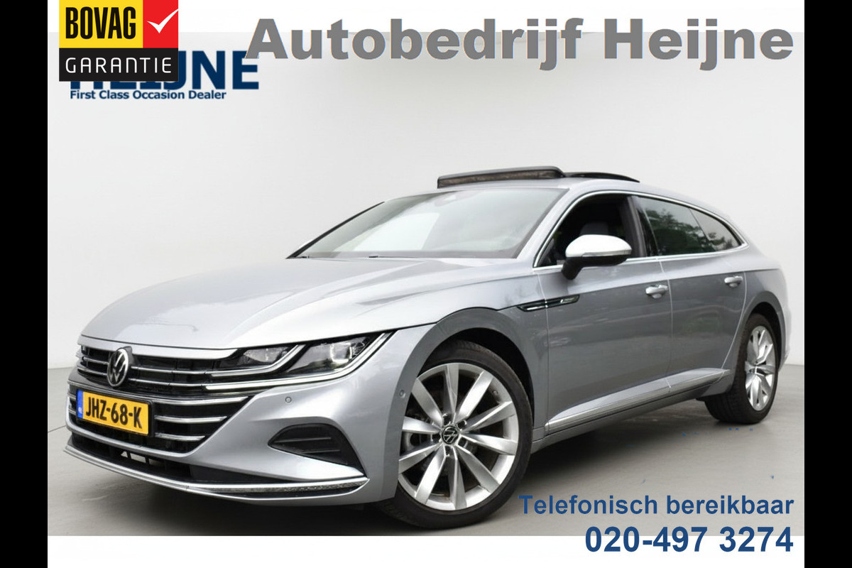 Volkswagen Arteon Shooting Brake eHYBRID 218PK DSG ELEGANCE BUSINESS+ LEDER/VIRTUAL/PANORAMADAK