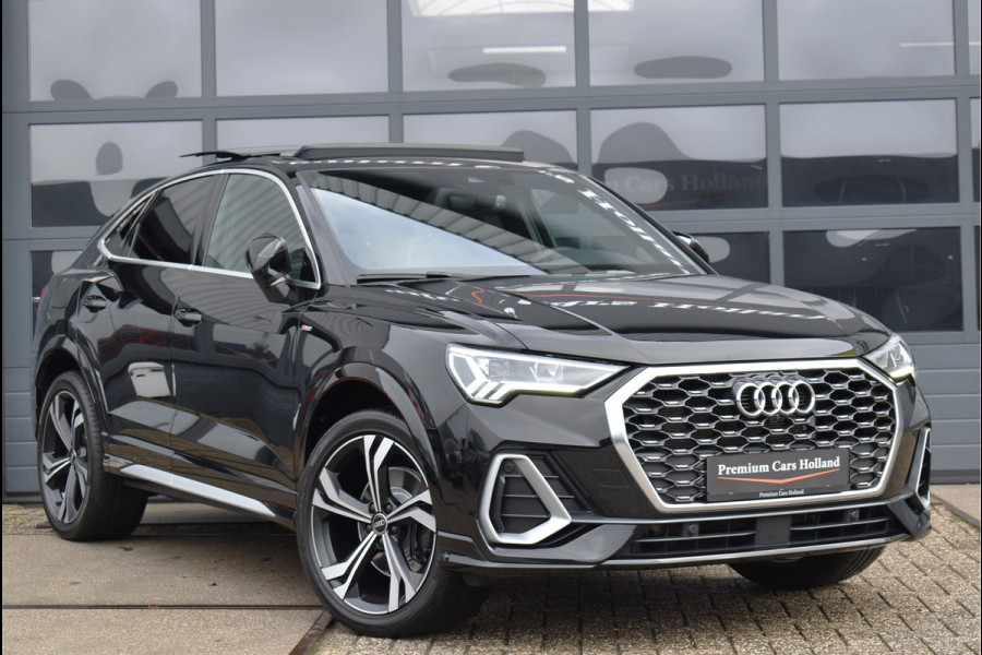 Audi Q3 Sportback 45 TFSI e S-Line 245 Pk Pano Sonos 360 Leder Matrix Trekhaak Keyless ACC 20 Inch
