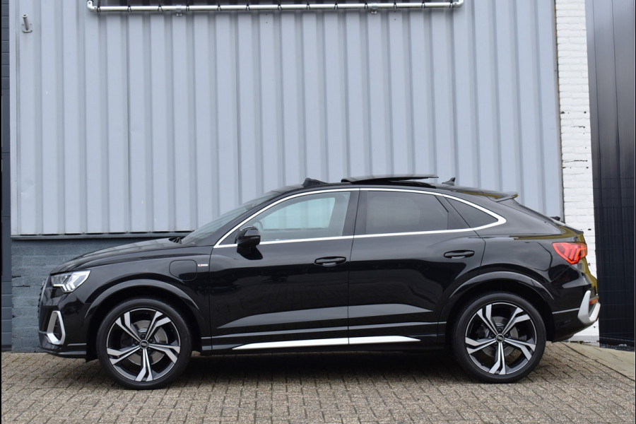 Audi Q3 Sportback 45 TFSI e S-Line 245 Pk Pano Sonos 360 Leder Matrix Trekhaak Keyless ACC 20 Inch