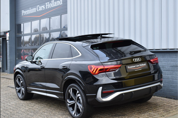 Audi Q3 Sportback 45 TFSI e S-Line 245 Pk Pano Sonos 360 Leder Matrix Trekhaak Keyless ACC 20 Inch