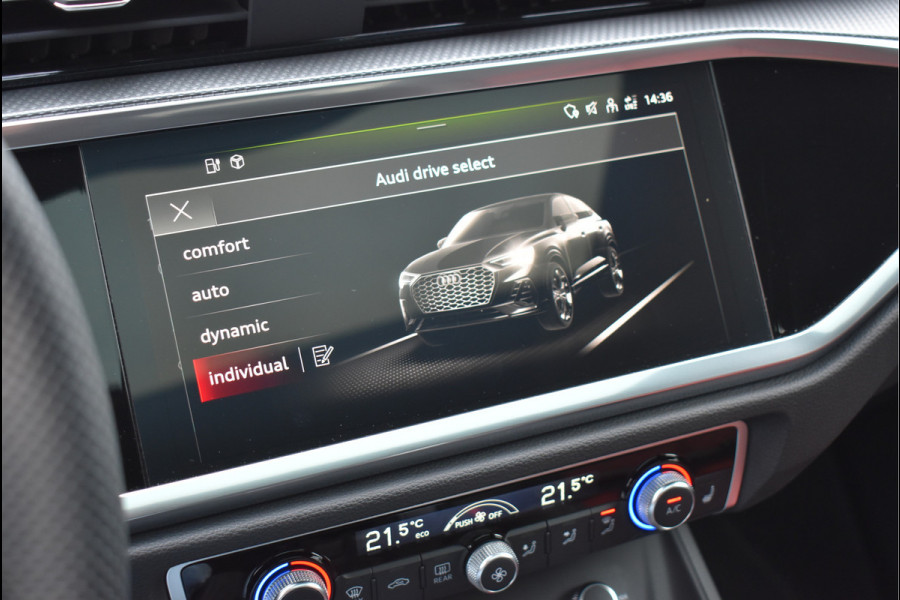 Audi Q3 Sportback 45 TFSI e S-Line 245 Pk Pano Sonos 360 Leder Matrix Trekhaak Keyless ACC 20 Inch