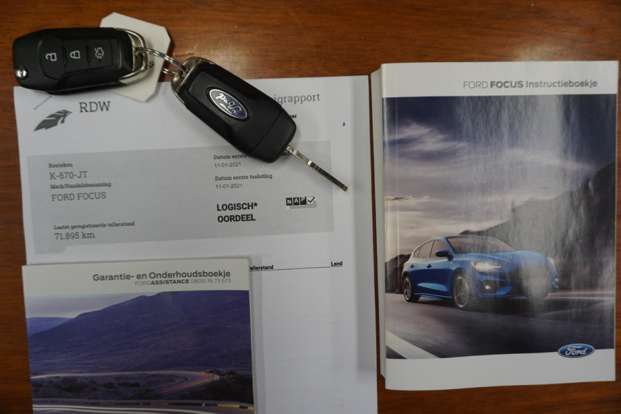 Ford FOCUS Wagon 1.0 EcoB.125PK Hybrid Business/Camera/1e Eigenaar/ 100%Onderhouden.