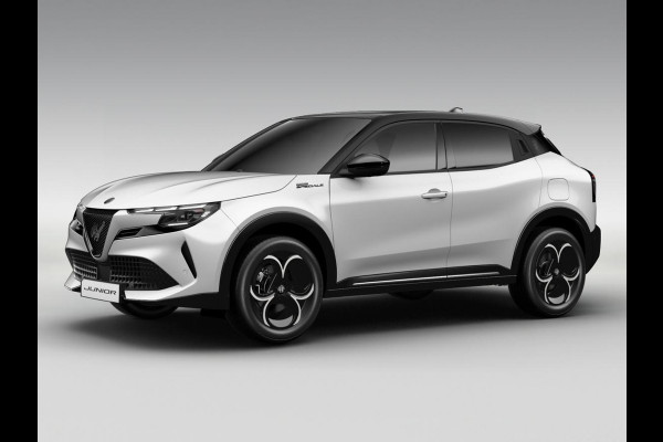 Alfa Romeo junior 1.2 Turbo Hybrid Ibrida Sport Speciale | Snel leverbaar | Pack Techno | Schuif/Kanteldak | Sempione White, Dak Zwart | Verwarmbare Voorruit