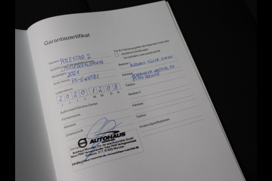 Polestar 2 LONG RANGE DUAL MOTOR 408 PK LAUNCH EDITION 78 KWH + PANORAMA | 360 CAMERA | 19 INCH | PIXEL LED