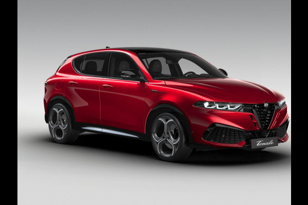 Alfa Romeo Tonale Ibrida Plug-In Q4 270pk AWD Sport Speciale | Snel leverbaar | Pack Tech | Schuif/Kanteldak | Actieve demping | Brera Red | Matrix Led | Harman Kardon