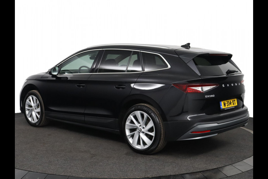 Škoda ENYAQ iV 80 Founders Edition Black|Leer|SOH 93%|Camera|Stoelverwarming