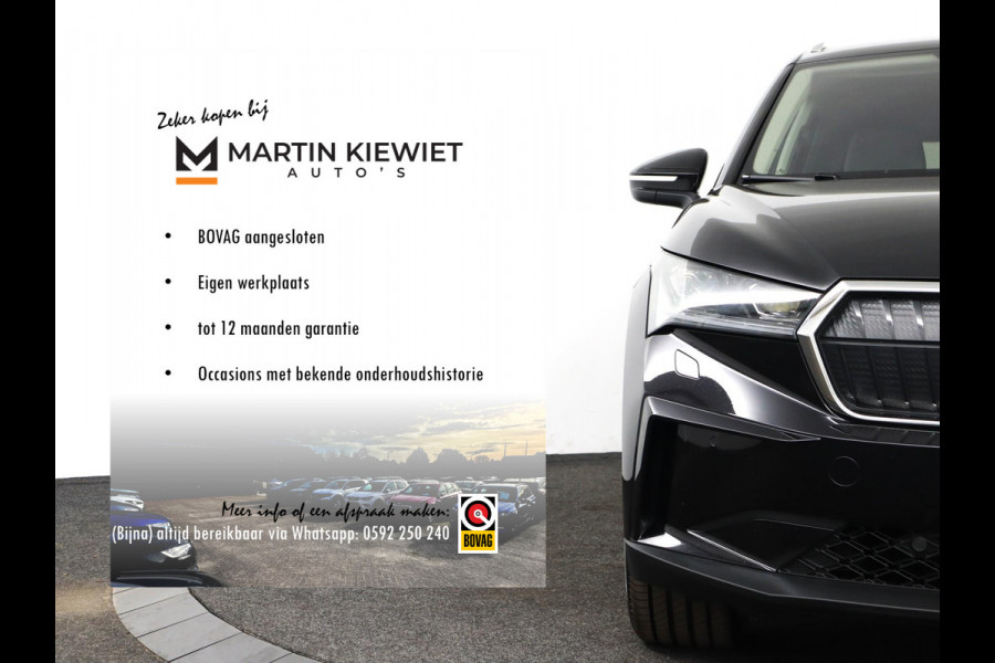 Škoda ENYAQ iV 80 Founders Edition Black|Leer|SOH 93%|Camera|Stoelverwarming