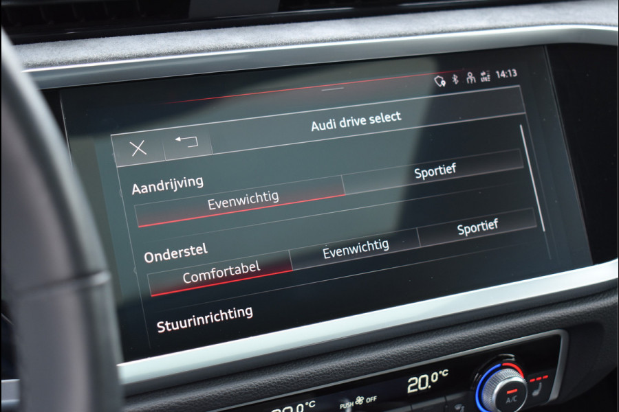 Audi Q3 Sportback 45 TFSI e S-Line 245 Pk Pano Memory Leder Matrix Keyless 360 Camera Trekhaak 19 Inch