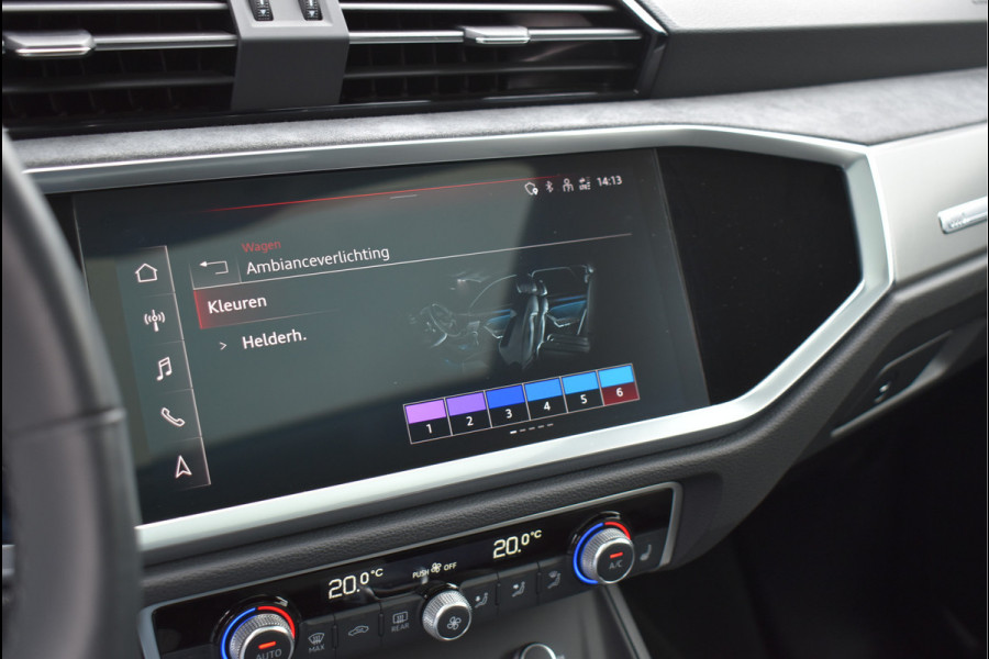 Audi Q3 Sportback 45 TFSI e S-Line 245 Pk Pano Memory Leder Matrix Keyless 360 Camera Trekhaak 19 Inch