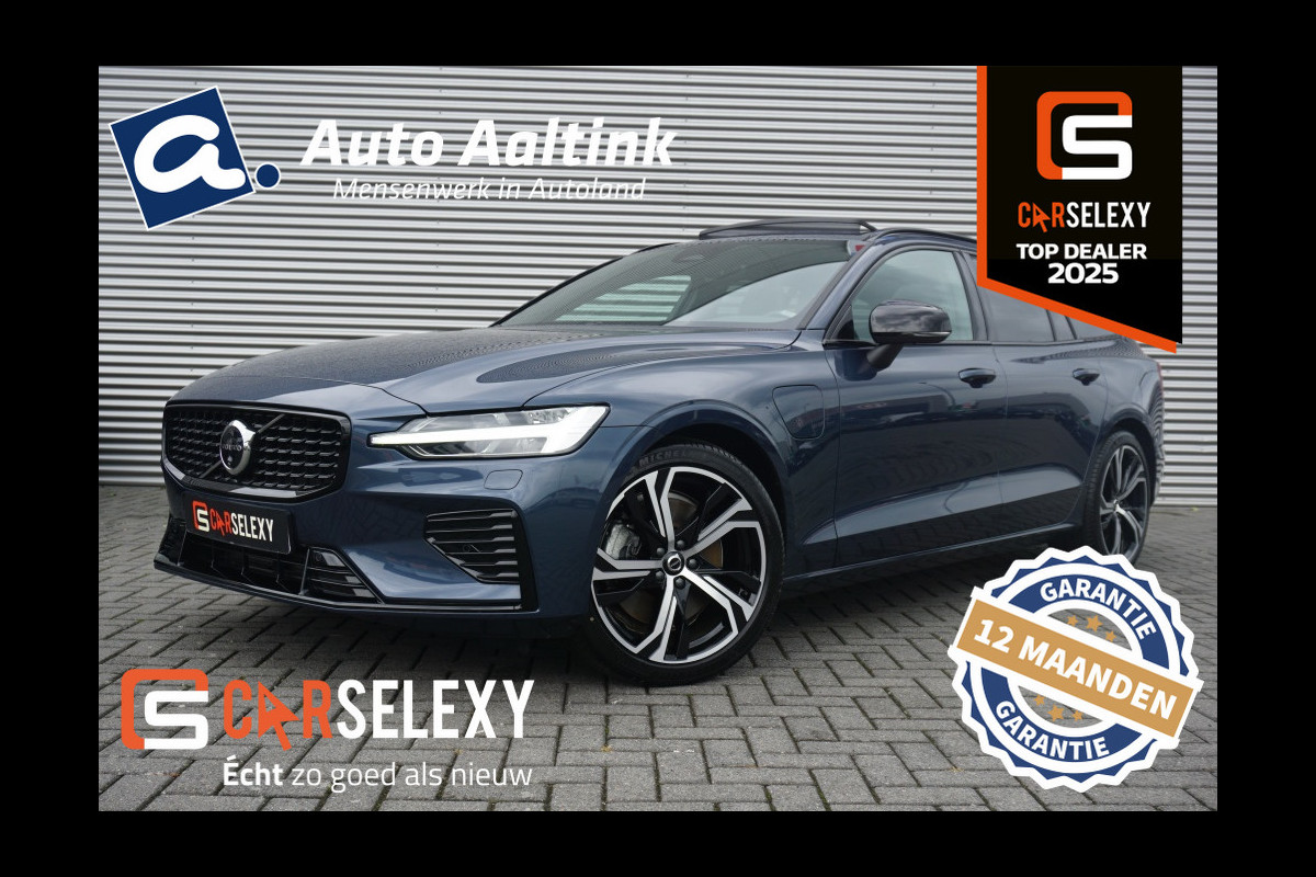 Volvo V60 PHEV T6 AWD ULTRA DARK SCHUIFDAK | WINTERPACK | H&K AUDIO | LUXE