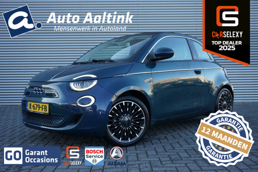 Fiat 500E La Prima 42 kWh CABRIO | 92% SOH | MEEST LUXE