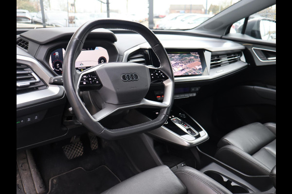 Audi Q4 e-tron 40 LAUNCH EDITION ADVANCED 77KWH + WEGKL. TREKHAAK | SPORTSTOELEN | ADAPTIVE CRUISE | CARPLAY | STOELVERW.