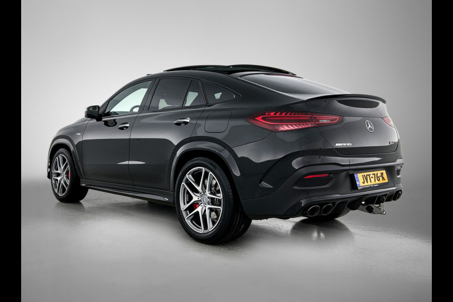 Mercedes-Benz GLE Coupé Mercedes-AMG 53 Hybrid 4MATIC+ Premium Plus Trekhaak | Panorama Schuif-Kanteldak | AMG Night Pakket | Distronic | Parkeerpakket met 360°-camera | Lederen Bekleding. Inclusief 24 maanden MB Certified garantie voor Europa.