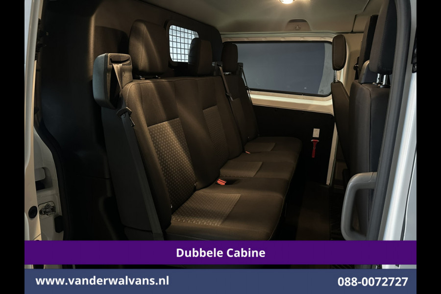 Ford Transit Custom 2.0 TDCI 131pk L2H1 Dubbele Cabine Euro6 Airco | 6-Zits | Navigatie | LED | Apple Carplay | Cruisecontrol Android Auto, Parkeersensoren, Stoelverwarming, Verwarmde voorruit, 2800kg trekvermogen