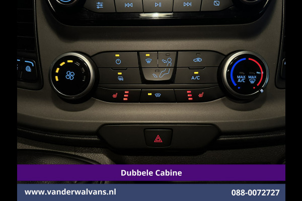 Ford Transit Custom 2.0 TDCI 131pk L2H1 Dubbele Cabine Euro6 Airco | 6-Zits | Navigatie | LED | Apple Carplay | Cruisecontrol Android Auto, Parkeersensoren, Stoelverwarming, Verwarmde voorruit, 2800kg trekvermogen