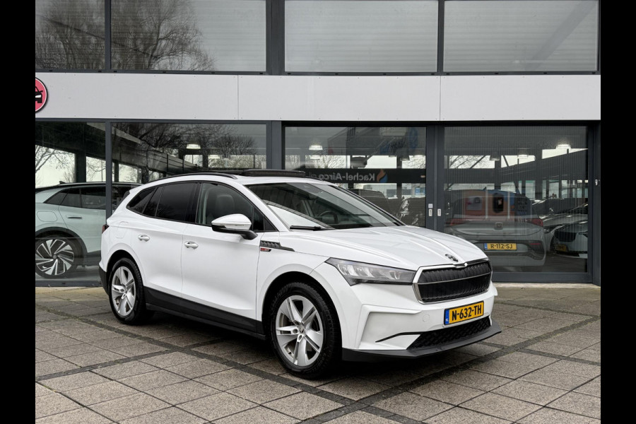 Škoda ENYAQ iV 60 Aut Electric | SOH 91% | Trekhaak | Panorama | Navi |