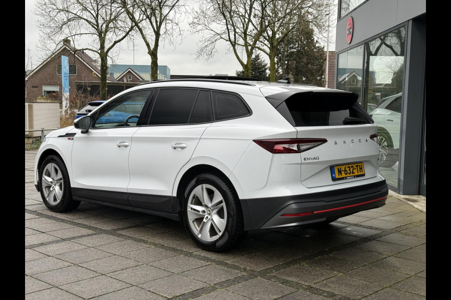 Škoda ENYAQ iV 60 Aut Electric | SOH 91% | Trekhaak | Panorama | Navi |