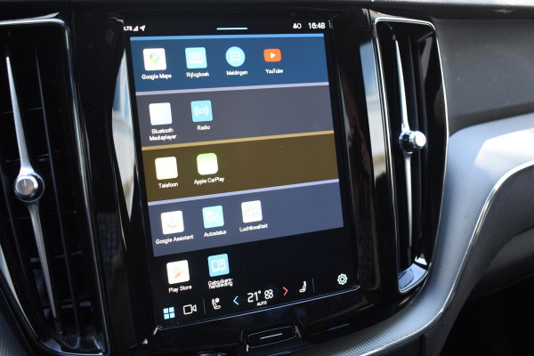 Volvo XC60 T6 350PK Automaat Plug-in Hybrid AWD Plus Black Edition/ Bowers & Wilkins / Navigatie / 360 Camera / Head-up Display / Panoramadak /  Stoelverwarming v+a / Stuurverwarming / 21'' Velgen