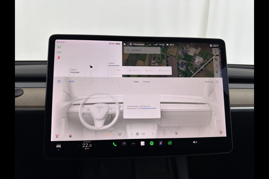 Tesla Model Y Long Range AWD 75 kWh [ 3-Fase ] {SOH-81%} (INCL-BTW) Aut. *PANO | AUTO-PILOT | LEATHER | NAVI-FULLMAP | MATRIX-LED | KEYLESS | CAMERA | DAB+ | HEATED-COMFORTSEATS | PRIVACY-GLASS | TOPVIEW | 20''ALU | TOWBAR*