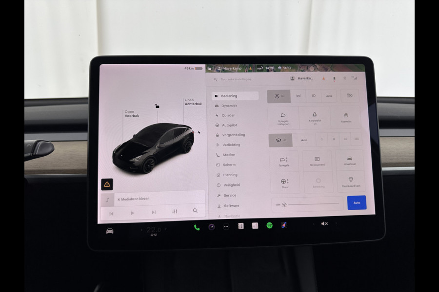 Tesla Model Y Long Range AWD 75 kWh [ 3-Fase ] {SOH-81%} (INCL-BTW) Aut. *PANO | AUTO-PILOT | LEATHER | NAVI-FULLMAP | MATRIX-LED | KEYLESS | CAMERA | DAB+ | HEATED-COMFORTSEATS | PRIVACY-GLASS | TOPVIEW | 20''ALU | TOWBAR*